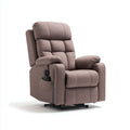 Recliner Chair Fabric Upholstery 100x85x105 cm - Brown - Modern Comfort
