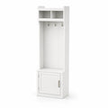 Appendiabiti in MDF Verniciato Bianco 180x60x40 cm