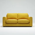 Upholstered Fabric Sofa 180x90x85 cm - Yellow - Modern Design