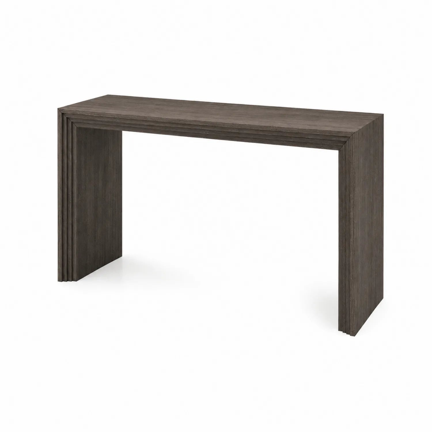 Tavolo Consolle Rettangolare in Legno Multistrato Marrone 120x40x75 cm
