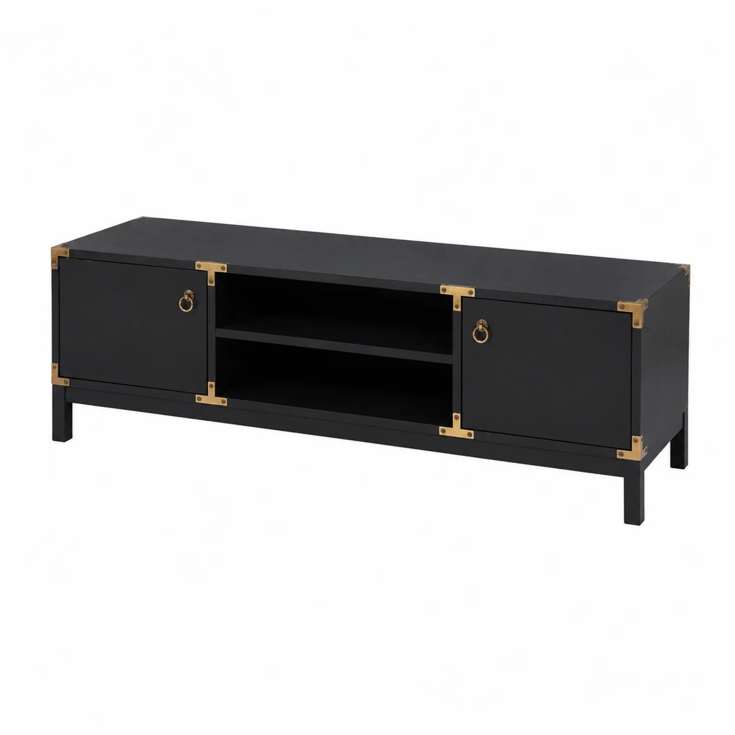 Mobile TV Rettangolare 120x40x45 cm MDF Nero