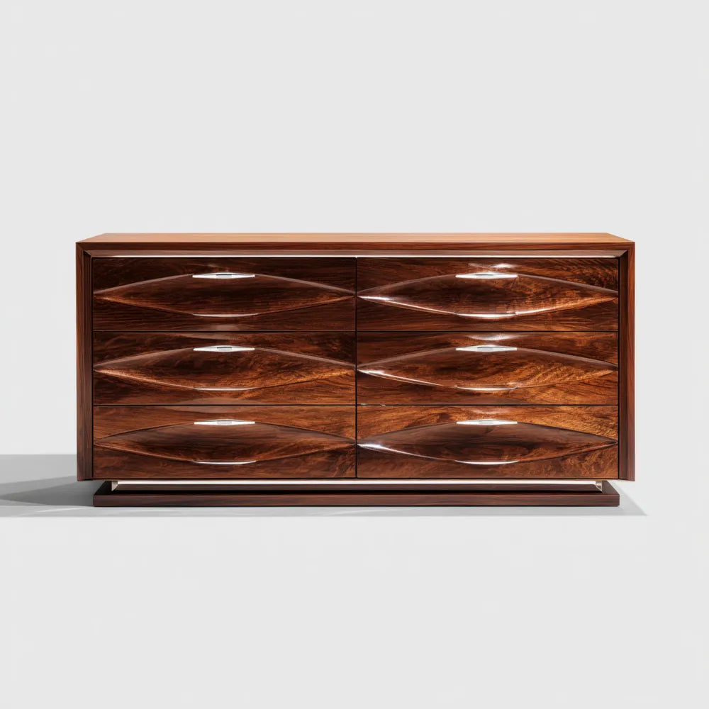 Chest of Drawers 150x45x80 cm - Brown - Modern Design