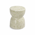 Sgabello in Ceramica Verde Puntinato