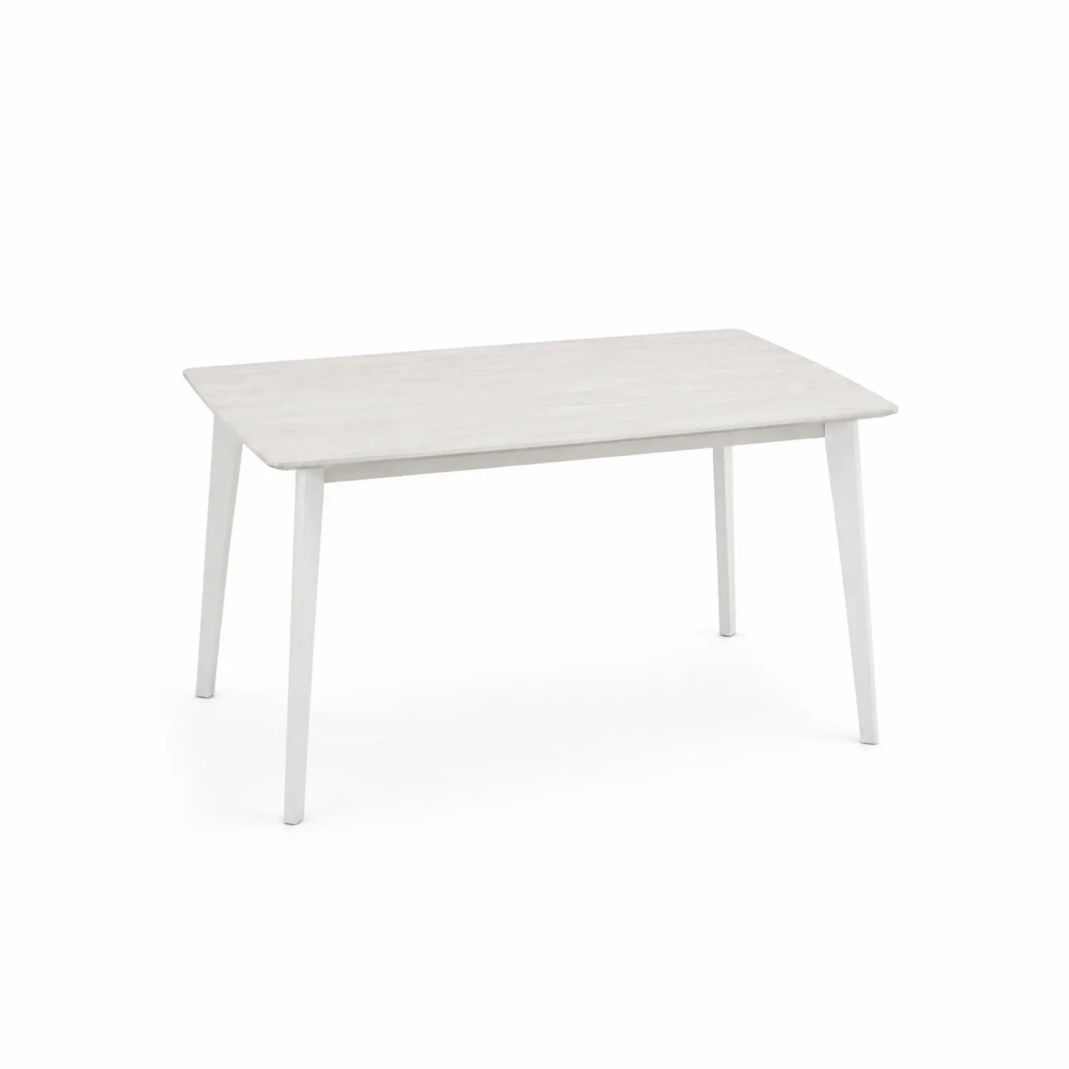Tavolo da pranzo rettangolare legno bianco