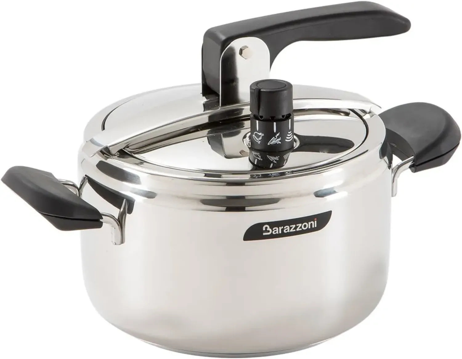 Pentola a Pressione Barazzoni Rapida 7L, Acciaio Inox 22cm