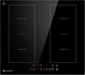 Piano cottura a induzione AMZCHEF 60 cm, 4 zone con boost, 9 livelli di potenza, controllo touch e sicurezza, 7200W