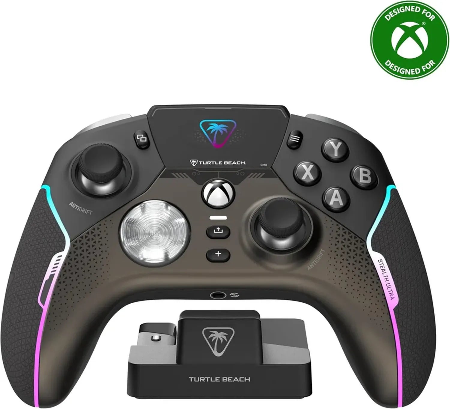 Controller Wireless Turtle Beach Stealth Ultra con Dock Ricarica, Grilletti Regolabili e Display per Xbox e PC