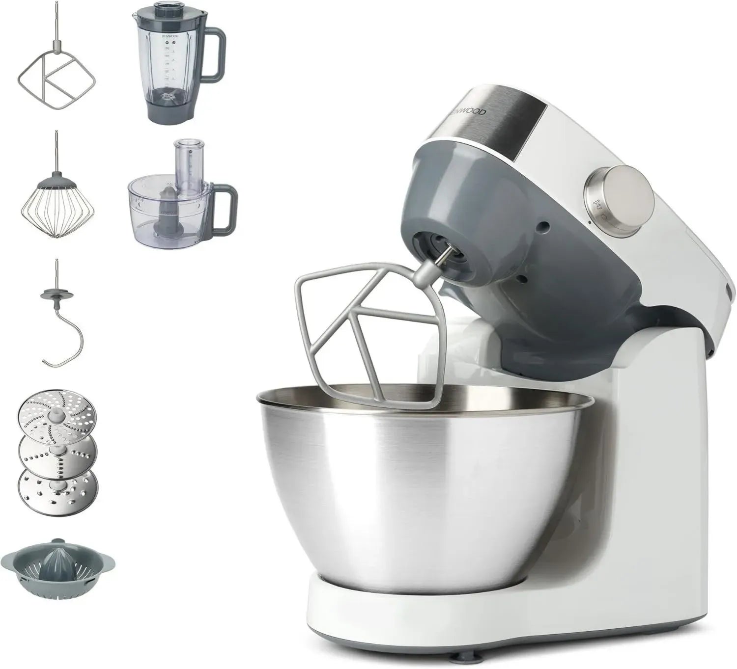 Robot da Cucina Kenwood Prospero+ 1000W con Ciotola in Acciaio 4,3L, Frullatore e Accessori