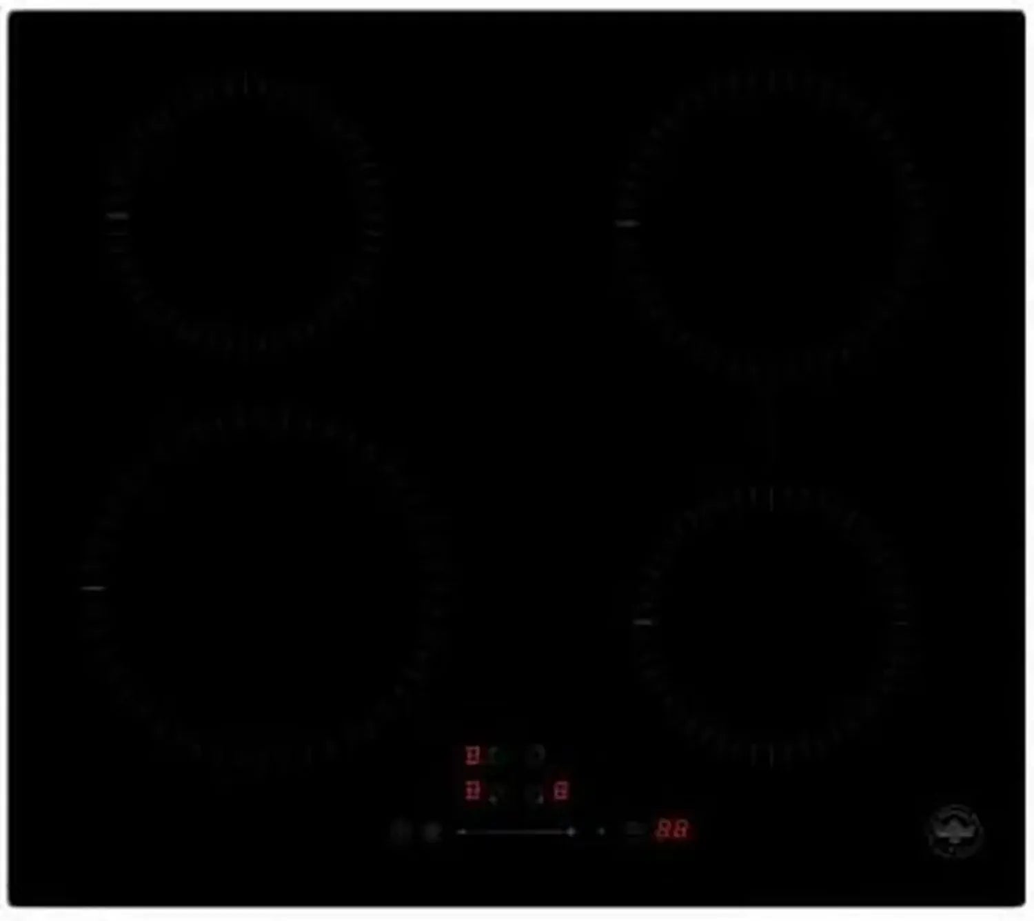 Piano cottura a induzione incasso 60 cm nero 4 fuochi