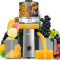 Estrattore Slow Juicer con Ampia Apertura, Ideale per Frutta e Verdura, Alta Efficienza e Facile Pulizia