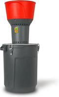 Mulino Elettrico EBERTH 1300W con Secchio 50L, Capacità 400kg/h, Tramoggia 13L, Lame Inox e 5 Setacci