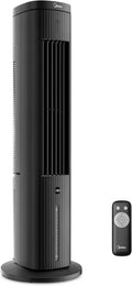 Raffrescatore Portatile Midea 5L con Telecomando, Aria ad Acqua, 3 Velocità, Oscillazione 75°, Timer 7 Ore, Basso Rumore, Nero