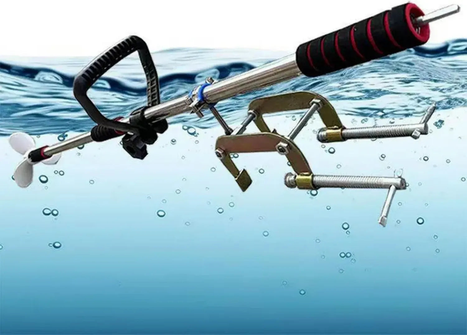 Motore Elettrico Fuoribordo Portatile per Canoa, Impermeabile, Lunghezza 1m