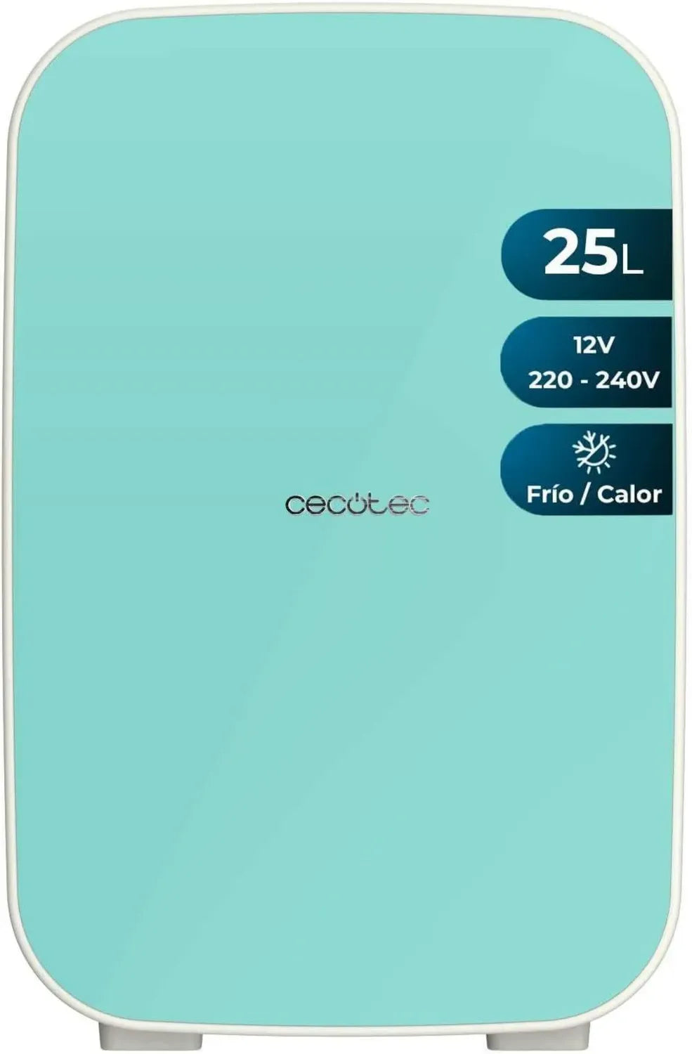 Minifrigo Cecotec 25L Bahamas Menta per Auto e Camper