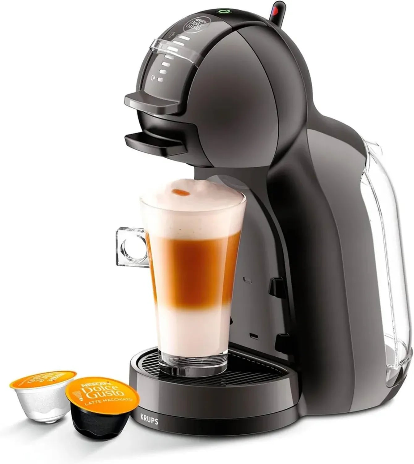 Macchina da caffè a capsule Nescafé Dolce Gusto Mini Me, 15 bar, 0,8L, bevande calde e fredde, nera