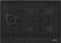SMEG PX375LMB Piano Cottura a Gas, Serie Classica, Nero Opaco