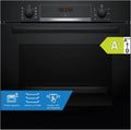 Forno da Incasso Bosch HBA534BB3, Pulizia EcoClean, Display LED Rosso, 60x60 cm, Nero