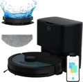 Hoover HG4 Hydro Pro Robot, aspirapolvere e lavapavimenti intelligente con laser, 4000 Pa, Wi-Fi, docking avanzato e svuotamento automatico