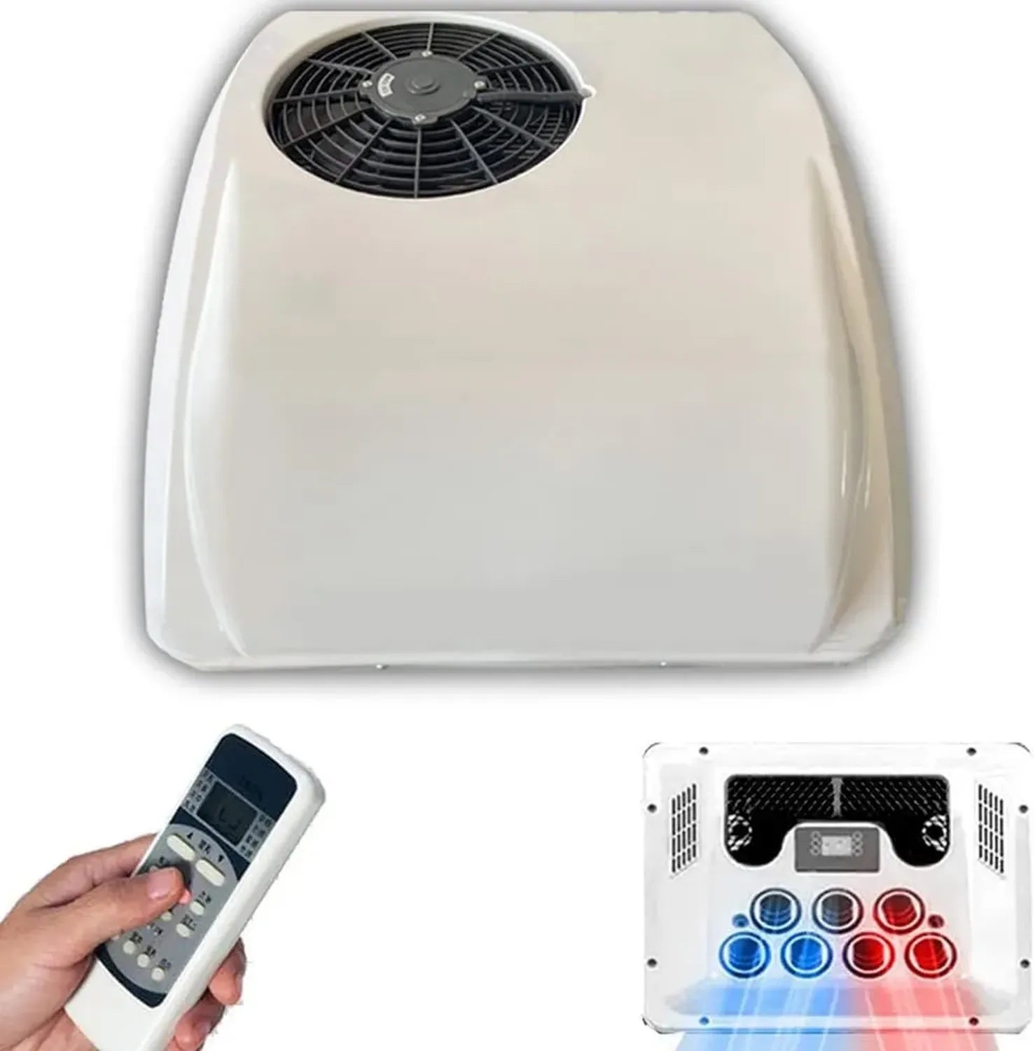 Climatizzatore 12V DC per Veicoli: Freddo e Caldo, Ideale per Camion e Camper