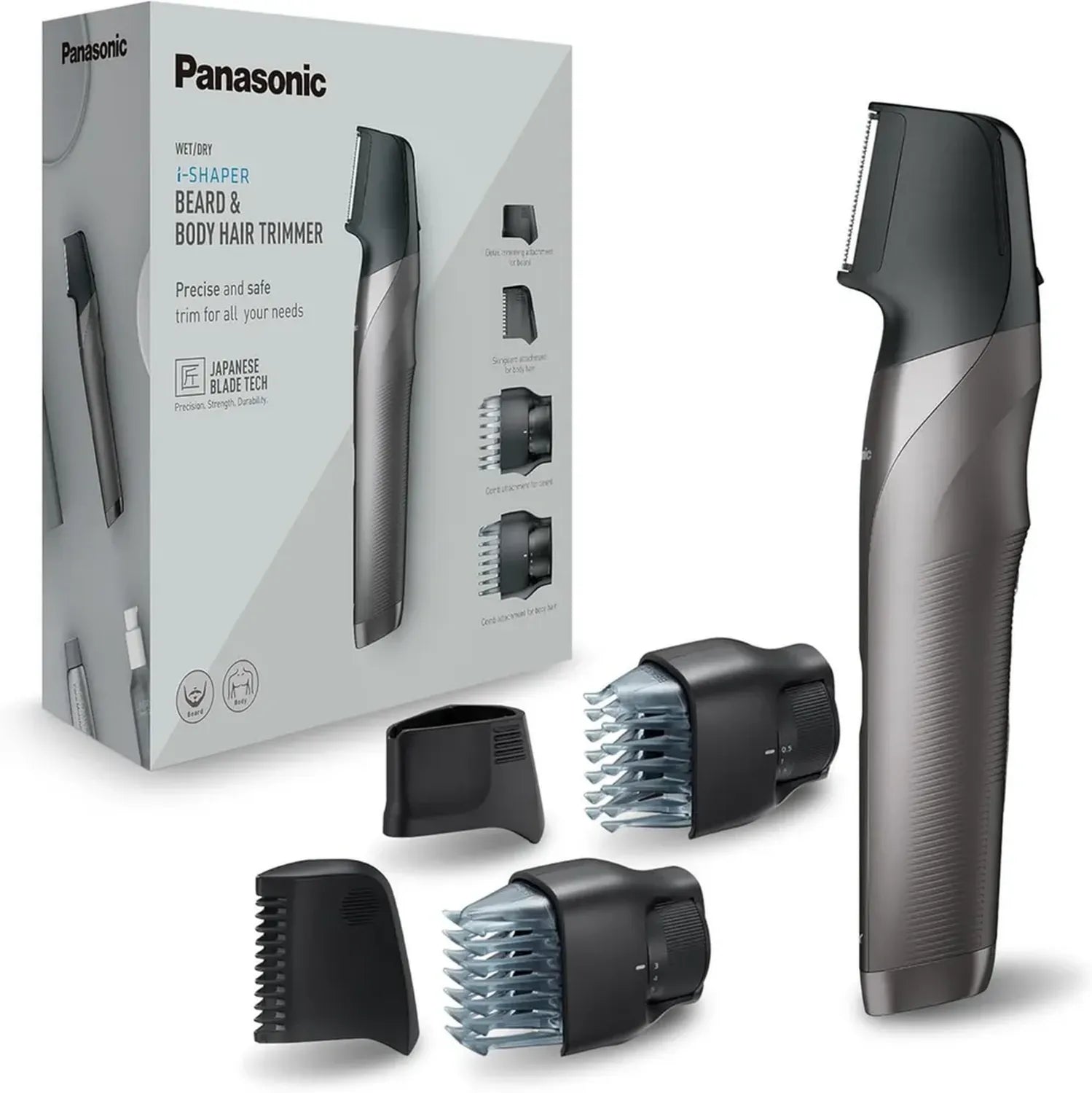 Tagliacapelli Multifunzione Panasonic ER-GY60-H503 con 4 Accessori