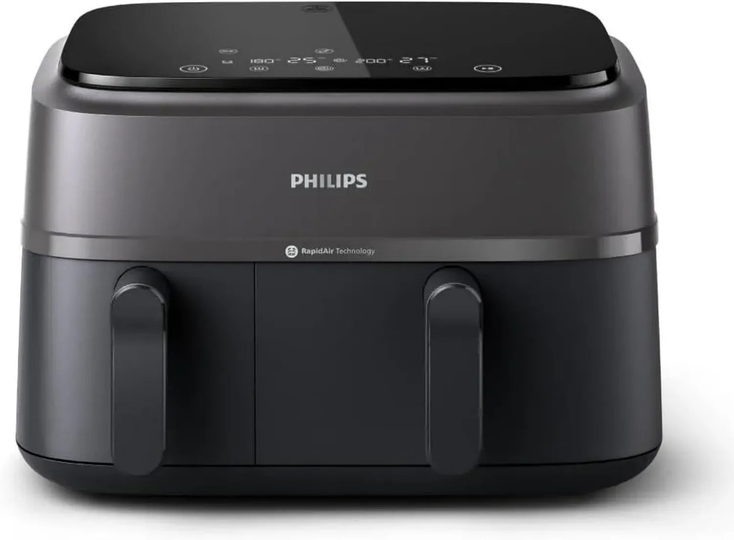 Friggitrice ad Aria Philips con Doppio Cestello 9L, Cottura Versatile e Salutare, Touchscreen Avanzato