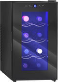 Cantinetta Vino 8 Bottiglie 21L con Sistema Termoelettrico e LED