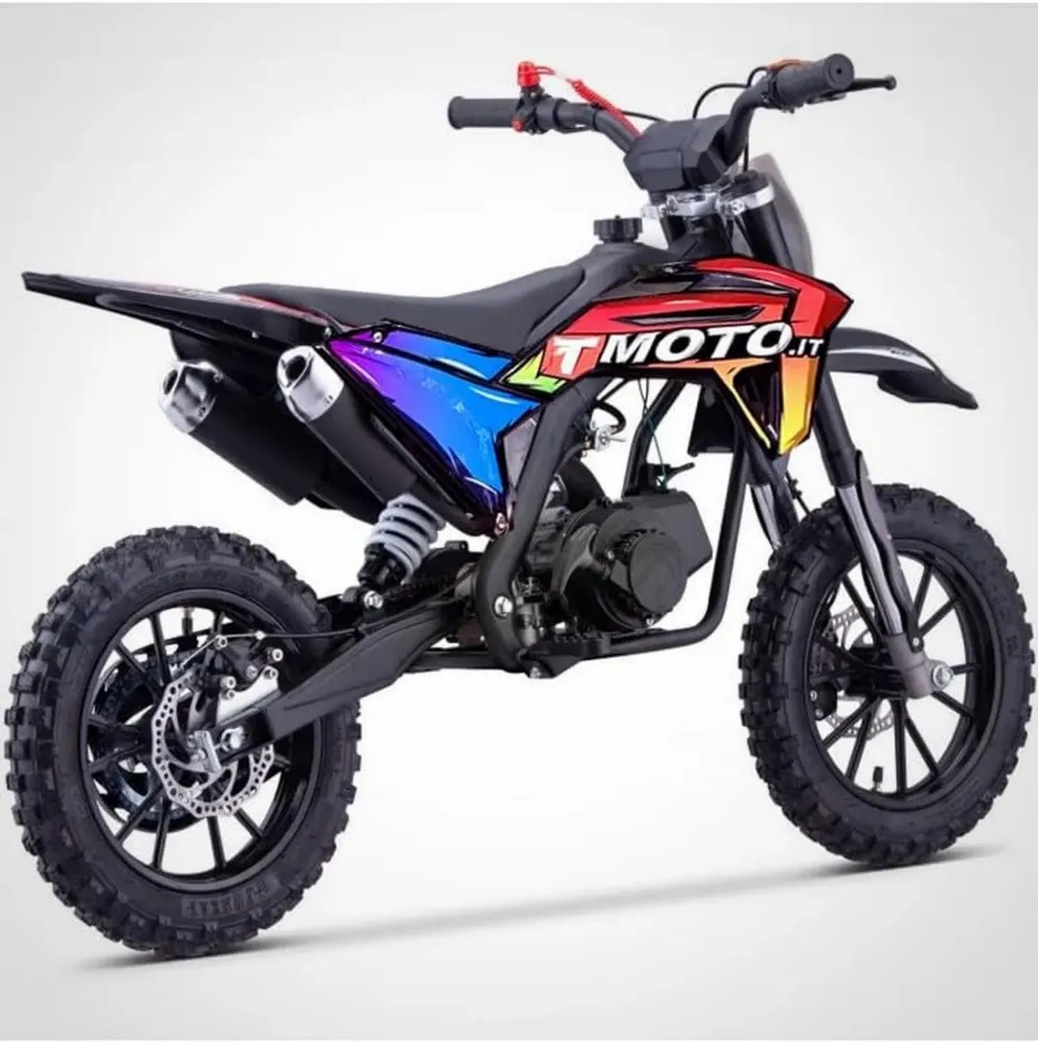 Minimoto Cross Dreambike 50cc per Bambini - Motore Potenziato e Scarico Doppio