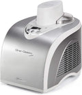 Gelatiera Ariete 693 - Macchina per Gelato con Compressore, 1L, Display LCD, Argento
