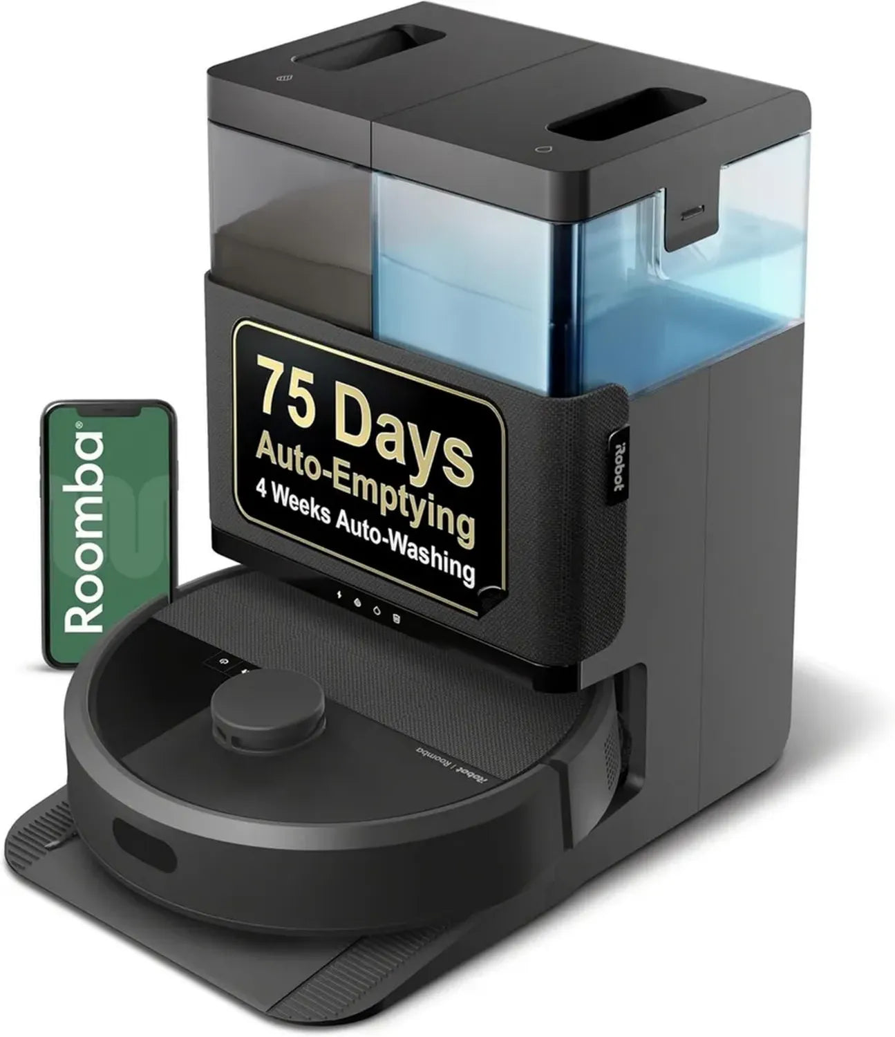 iRobot Roomba Combo 404 con Dock di Lavaggio Automatico