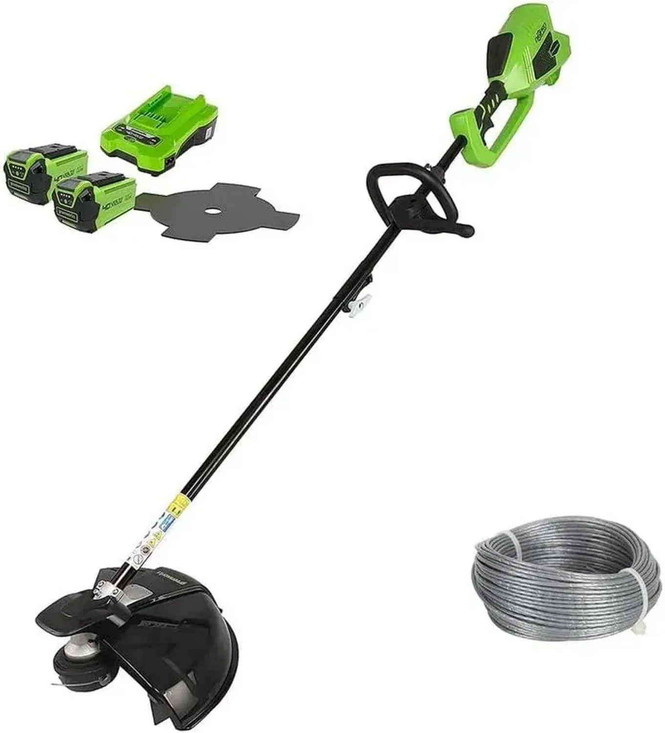 Decespugliatore a Batteria 40V con Filo di Ricambio - Greenworks