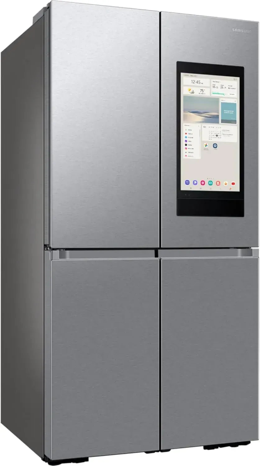 Frigorifero 4 Porte Samsung Family Hub AI con Visione Intelligente e Modalità Energia, 636 L, Acciaio Inox