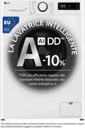 Lavatrice LG AI DD 10kg Classe A -10% con Vapore e AIWash