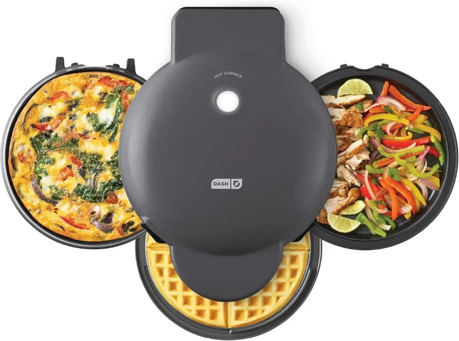 Sistema di Cottura MultiMaker Dash Max, 25,4 cm per Waffle, Piastra e Piatti Fondi