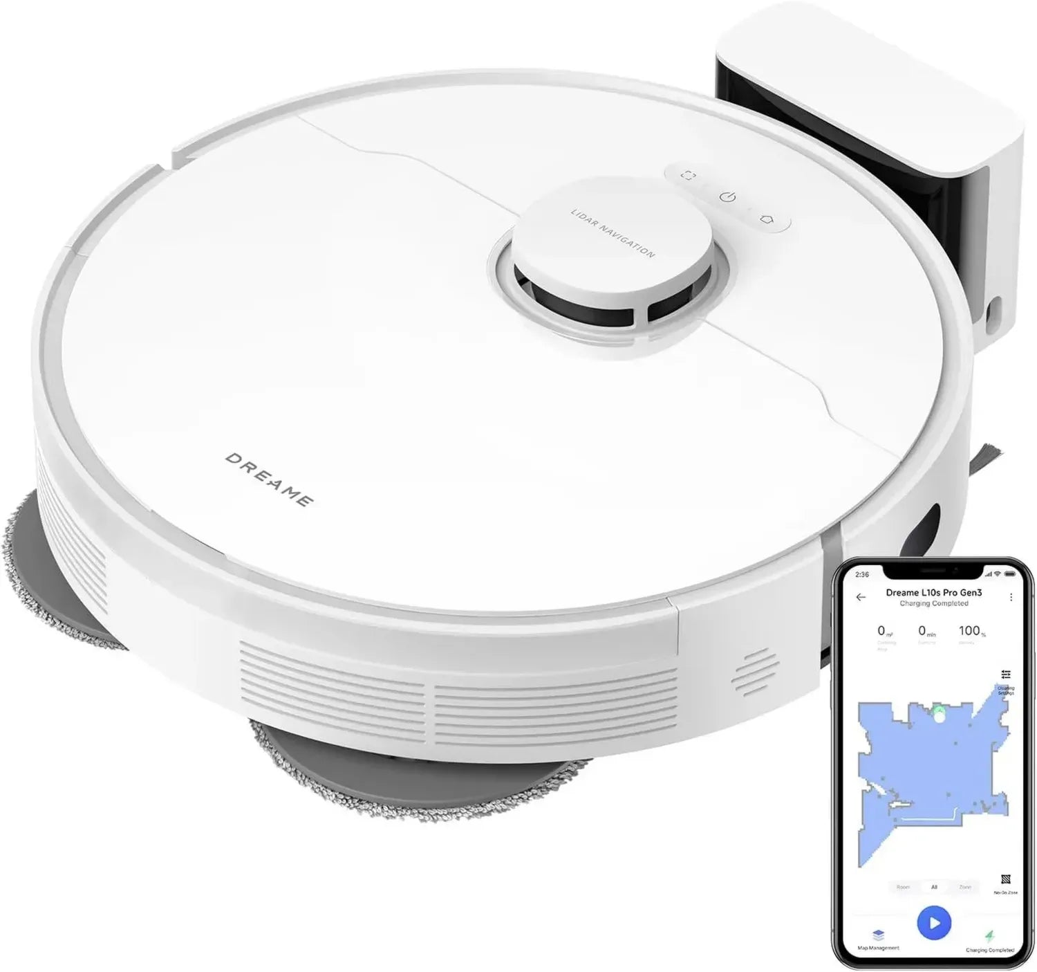 DREAME L10s Pro Robot Smart con Aspirazione Potente e Lavaggio Avanzato