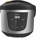 Robot da Cucina Multifunzione NEWLUX 5L con Funzioni Programmabili e Vasca Antiaderente, Nero