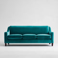 Velvet Sofa Set 210x85x85 cm – Teal – Classic Design