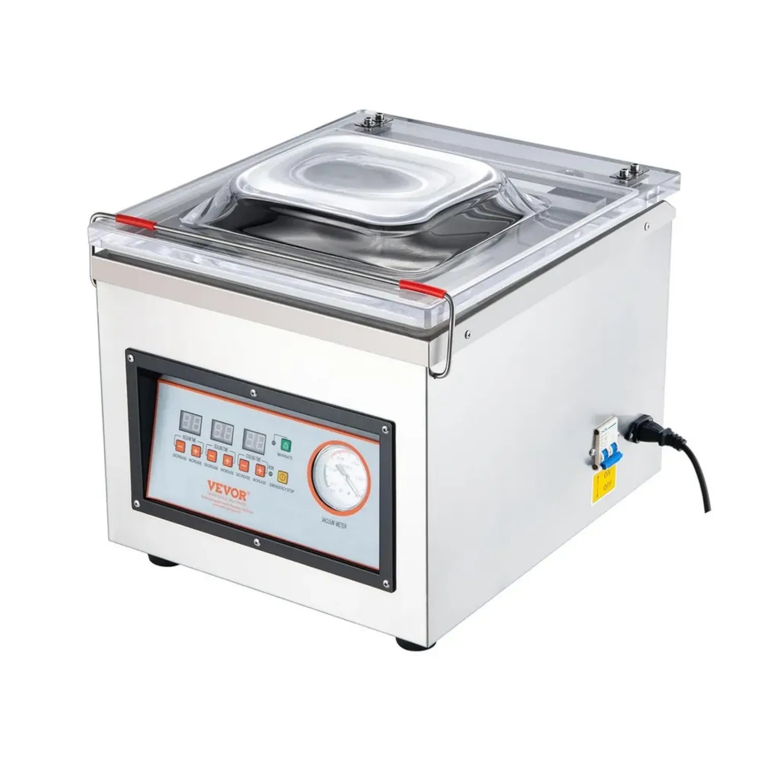 VEVOR Sigillatrice Sottovuoto da 320W Compatta per Uso Domestico e Commerciale