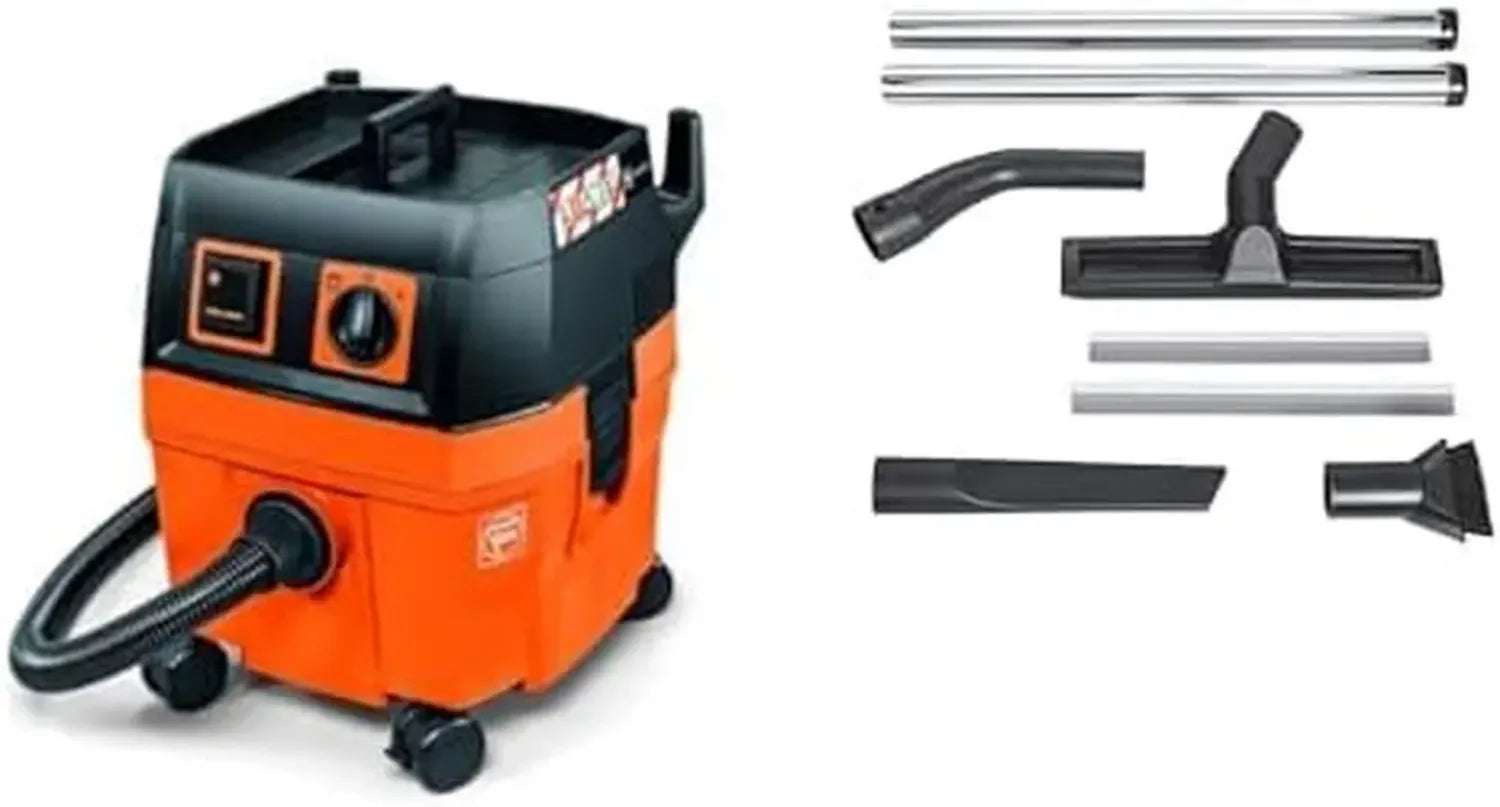 FEIN Aspirapolvere Wet & Dry per Elettroutensili Dustex 25L con Accessori Completi