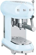 Macchina da Caffè Espresso Smeg con Sistema Cappuccino, Serbatoio 1L, Azzurro