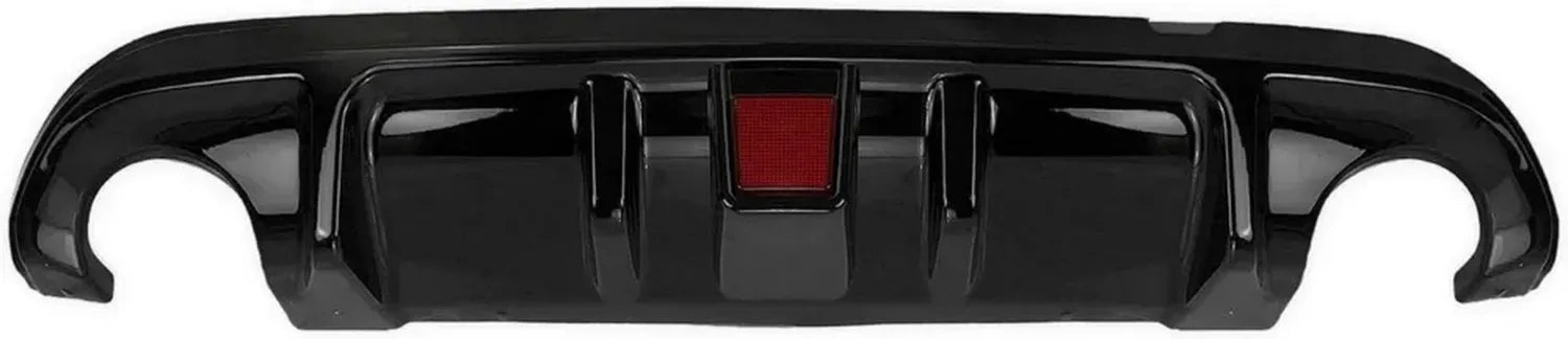 Diffusore Posteriore per Q50 2014-2017, Spoiler in Fibra di Carbonio con Luce LED, Nero Lucido