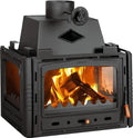 Inserto per Camino Prity 3C 16 kW, Alta Efficienza, Classe Energetica A+, con Porta in Ghisa e Tubo Fumo Ø 200 mm