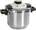 Barazzoni Pentola a Pressione Acciaio Inox 4,5L, Sistema Duale, Ø22cm, Made in Italy
