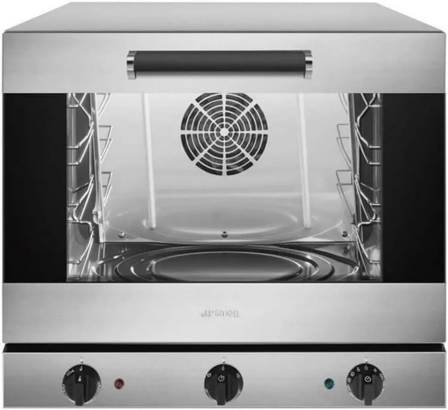 Forno Elettrico Professionale in Acciaio Inox con 4 Teglie per Smeg, Libera Installazione