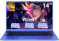 Notebook 14'' FHD Celeron N5095 8GB RAM 256GB SSD WiFi 5G USB 3.0 Tastiera Italiana - Viola