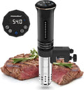 KitchenBoss Cuocitore Sous Vide G300T da 1100W, Termocircolatore Impermeabile IPX7 con 20 Ricette e Funzione Prenotazione