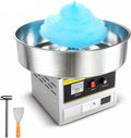 Macchina per Zucchero Filato Elettrica 1200W, Ciotola in Acciaio Inox Inclusa