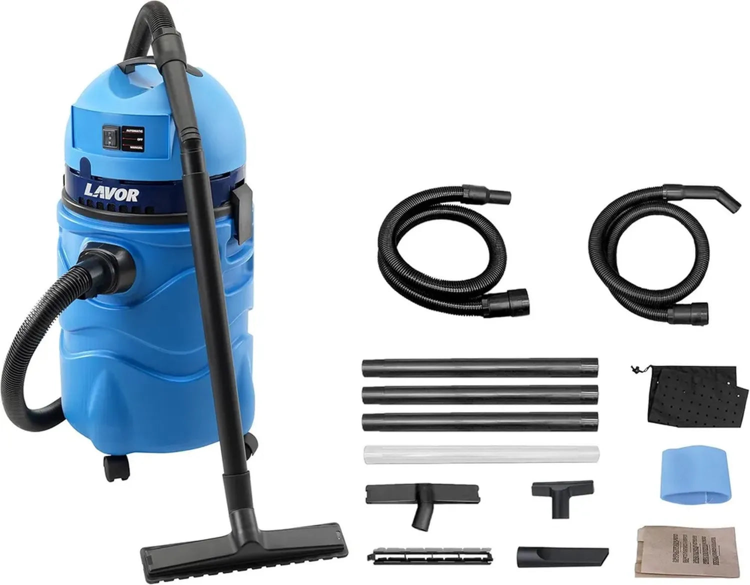 Aspirapolvere LAVOR SWIMMY per Piscine, 1600W, 27 kPa, 35L, Tubo 5m