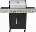 Grill a Gas XXL 19 kW con 6 Bruciatori, Coperchio e Termometro