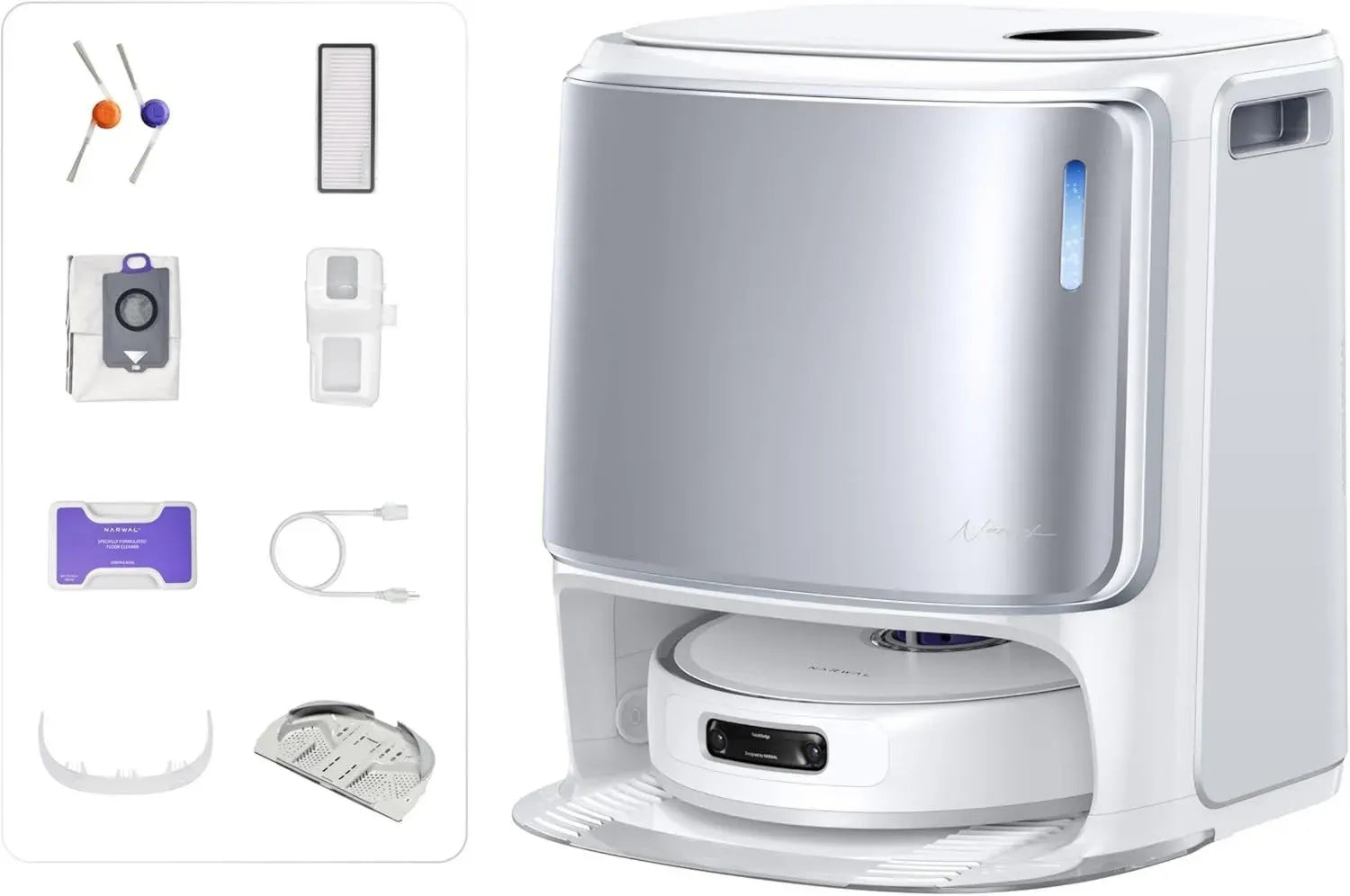 NARWAL Freo Z10 Ultra, Robot 2-in-1 Aspirapolvere e Lavapavimenti, 18000 Pa, Tecnologia Anti-aggrovigliamento, Pulizia Umido/Secco Intelligente
