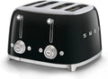 Smeg Tostapane 4 Fette, 6 Livelli, Riscaldamento e Scongelamento, Nero, 2000W